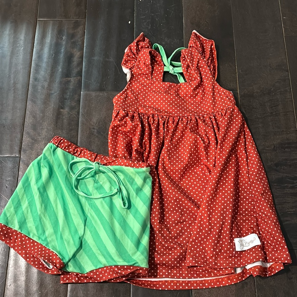 Posh Princess Watermelon Dress set